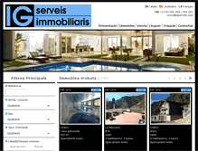 Tablet Screenshot of igserveis.com